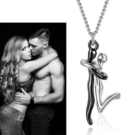 Being Eagle™ Couple's Pendant Humanoid Hug Necklace