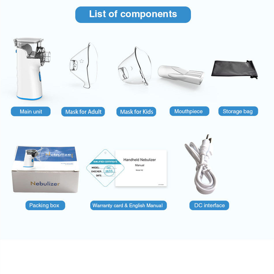 Being Eagle™ Portable Ultrasonic Mesh Nebulizer - for Easy Breathing