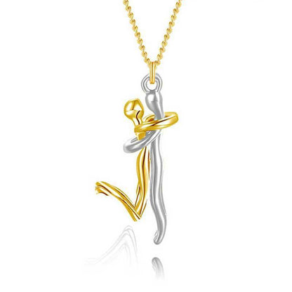 Being Eagle™ Couple's Pendant Humanoid Hug Necklace
